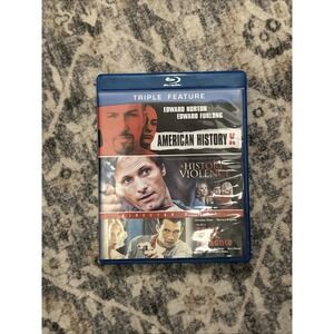 American History X/A History of Violence/True Romance (Blu-ray Disc, 2012,...